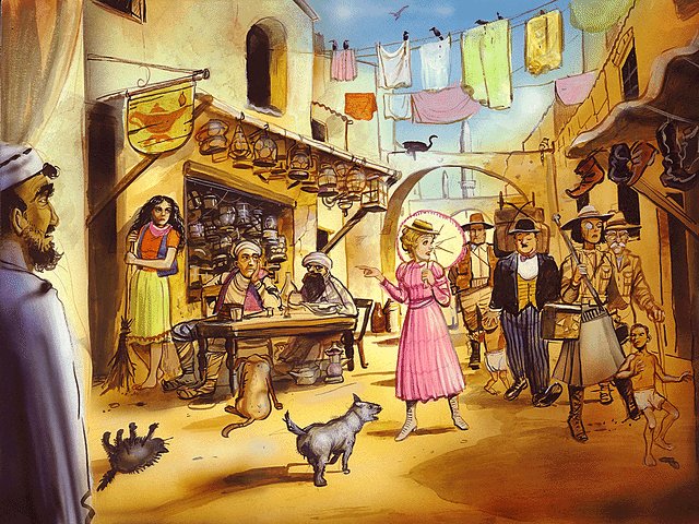Market in Cairo from Age of Adventure