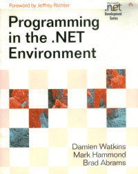 Programming in the .NET environment - book cover