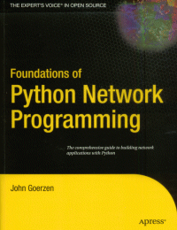 Python Network Programming - book cover